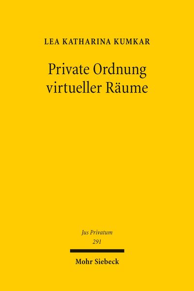 Produktbild: Private Ordnung virtueller R&auml;ume