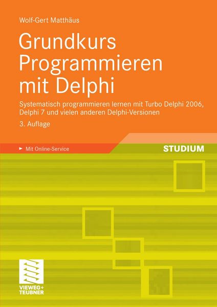 Produktbild: Grundkurs Programmieren mit Delphi