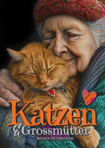 Produktbild: Katzen und Grossm&uuml;tter Malbuch f&uuml;r Erwachsene