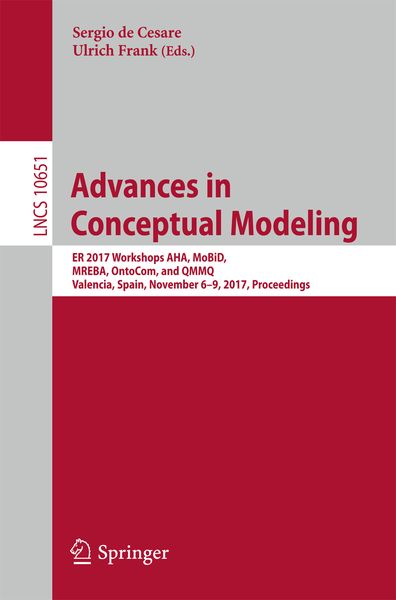 Produktbild: Advances in Conceptual Modeling