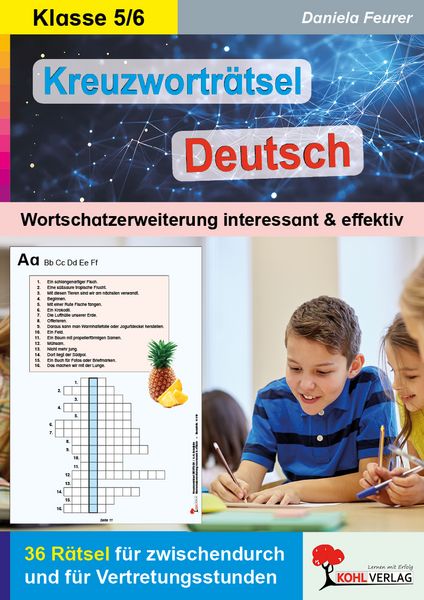 Produktbild: Kreuzwortr&auml;tsel Deutsch / Klasse 5-6
