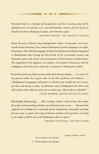 Produktbild: Shakespeare's Language