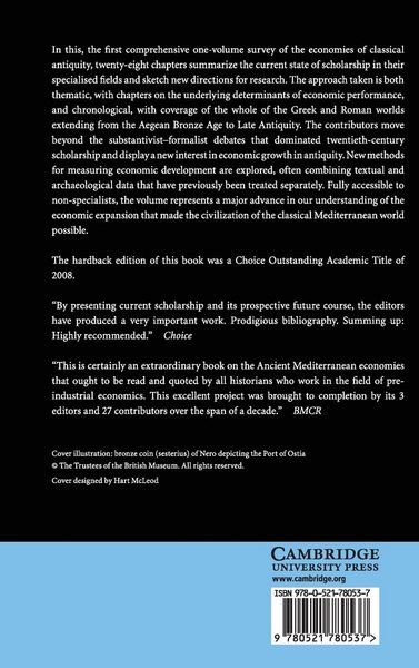 Produktbild: The Cambridge Economic History of the Greco-Roman World