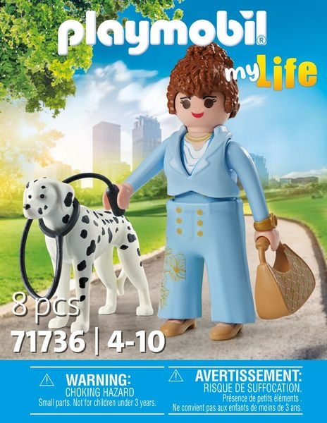 Produktbild: PLAYMOBIL 71736 Managerin mit Dalmatiner