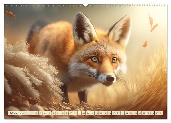 Produktbild: Im Paradies der Tiere (hochwertiger Premium Wandkalender 2026 DIN A2 quer), Kunstdruck in Hochglanz