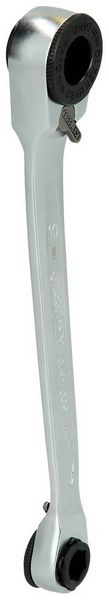Produktbild: KS Tools 503.4678 Mini-Bit-Umschalt-Ratschenringschl&uuml;ssel 124.50mm