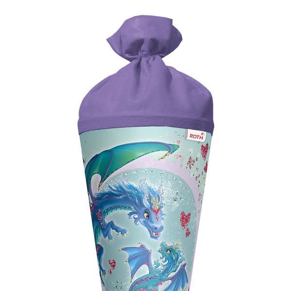 Produktbild: Motivschult&uuml;te 70 cm, Drachenliebe, Effekt