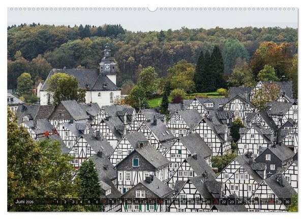 Produktbild: Deutschland - Malerische St&auml;dte (Wandkalender 2026 DIN A2 quer), CALVENDO Monatskalender