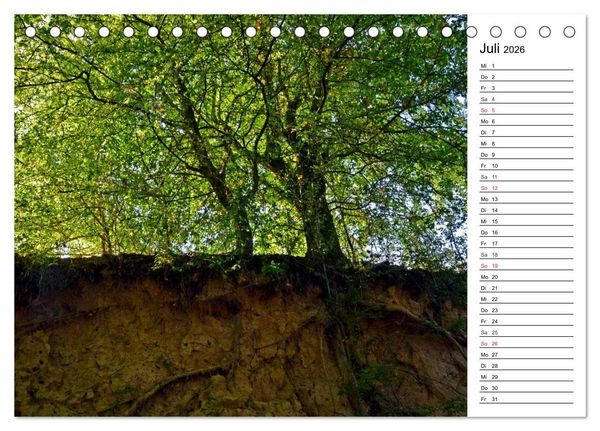 Produktbild: Landschaften des Kraichgaus (Tischkalender 2026 DIN A5 quer), CALVENDO Monatskalender