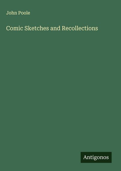 Produktbild: Comic Sketches and Recollections