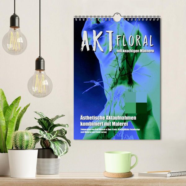 Produktbild: Aktfloral (Wandkalender 2026 DIN A4 hoch), CALVENDO Monatskalender