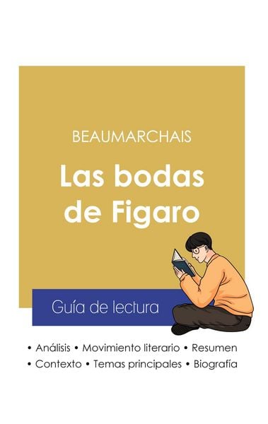 Produktbild: Gu&iacute;a de lectura Las bodas de Figaro de Beaumarchais (an&aacute;lisis literario de referencia y resumen completo)