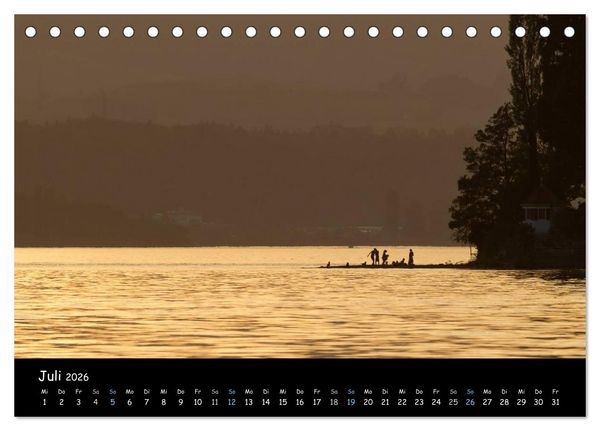 Produktbild: Stimmungsvolle Bilder vom Thunersee (Tischkalender 2026 DIN A5 quer), CALVENDO Monatskalender