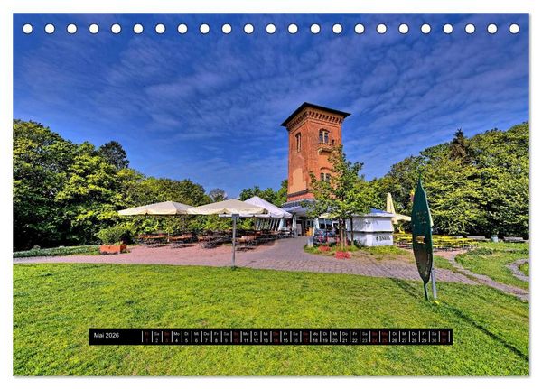 Produktbild: Wiesbaden Aquis Mattiacis (Tischkalender 2026 DIN A5 quer), CALVENDO Monatskalender