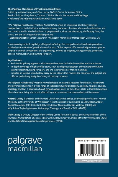 Produktbild: The Palgrave Handbook of Practical Animal Ethics