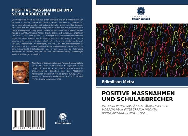 Positive Massnahmen und Schulabbrecher, Taschenbuch von Edimilson Meira, Verlag Unser Wissen, 9786204294865