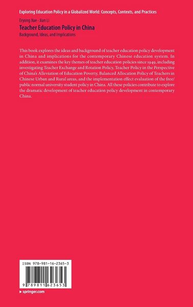Produktbild: Teacher Education Policy in China