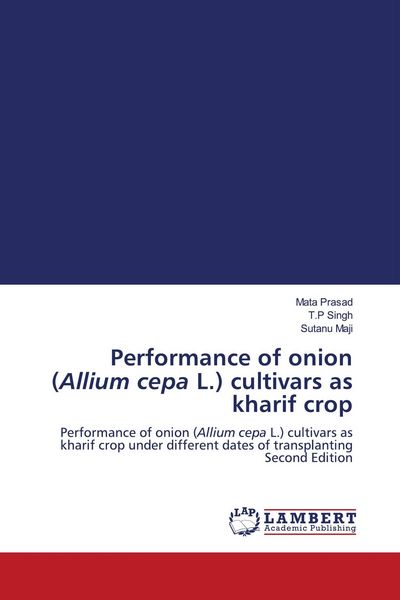 Produktbild: Performance of onion (Allium cepa L.) cultivars as kharif crop