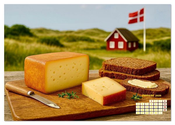 Produktbild: K&auml;se aus aller Welt (Tischkalender 2026 DIN A5 quer), CALVENDO Monatskalender