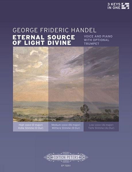 Produktbild: Eternal Source of Light Divine (f&uuml;r Gesang und Klavier / Orgel mit optionaler Trompetenstimme) (Ausgabe in drei verschiedenen Tonlagen: D-Dur / C-Dur / B-Dur)