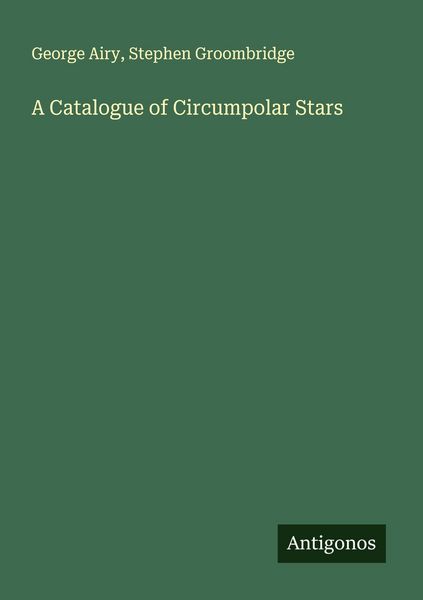 Produktbild: A Catalogue of Circumpolar Stars
