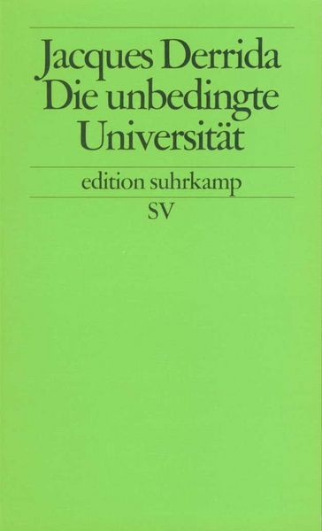 Produktbild: Die unbedingte Universität