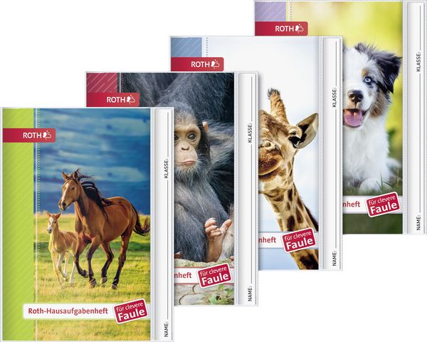 Produktbild: Brunnen Aufgabenheft A5 56 Bl Tiere