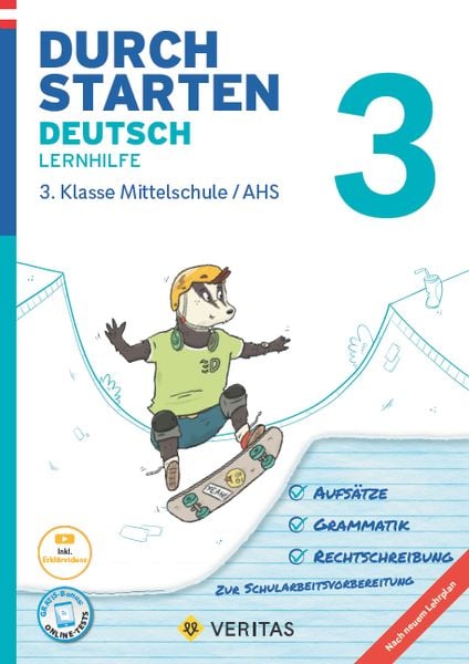 Produktbild: Durchstarten Deutsch 3. Klasse Mittelschule/AHS Lernhilfe