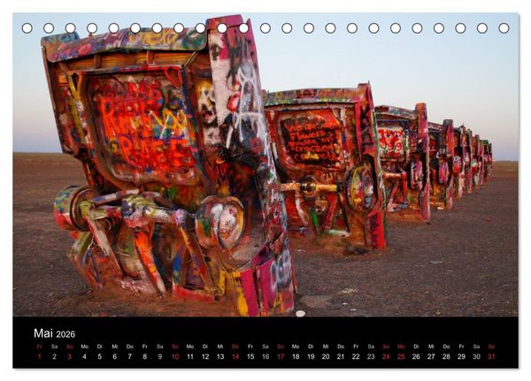 Produktbild: USA Highlights 2026 (Tischkalender 2026 DIN A5 quer), CALVENDO Monatskalender