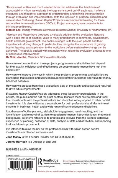 Produktbild: Evaluating Human Capital Projects