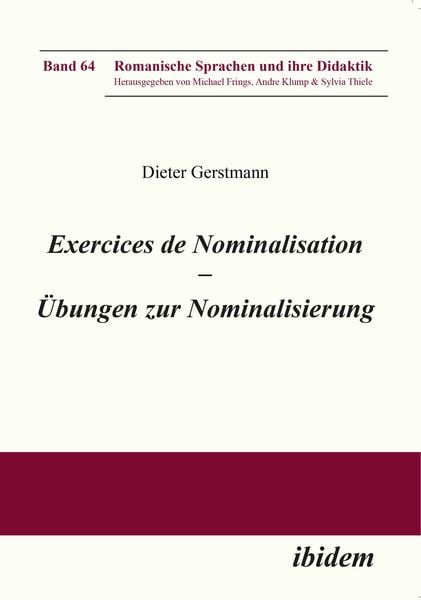 Produktbild: Gerstmann, D: Exercices de nominalisation. &Uuml;bungen zur Nomin