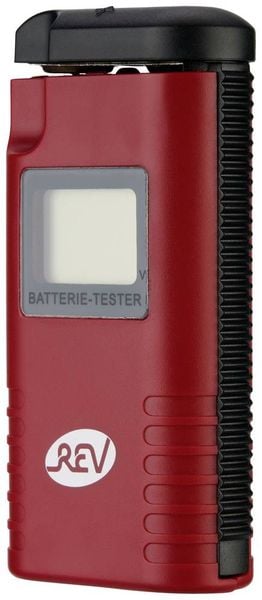 REV Batterietester Batterie Tester digital sw/rt Akku, Batterie 0037329012