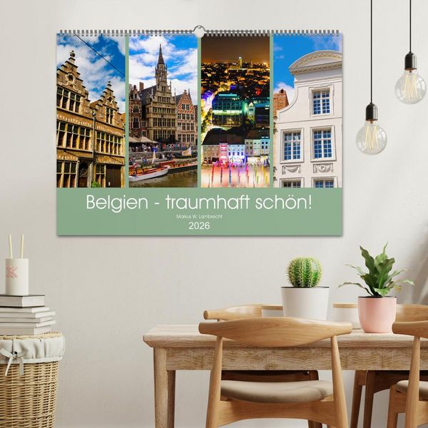Produktbild: Belgien - traumhaft sch&ouml;n! (Wandkalender 2026 DIN A2 quer), CALVENDO Monatskalender