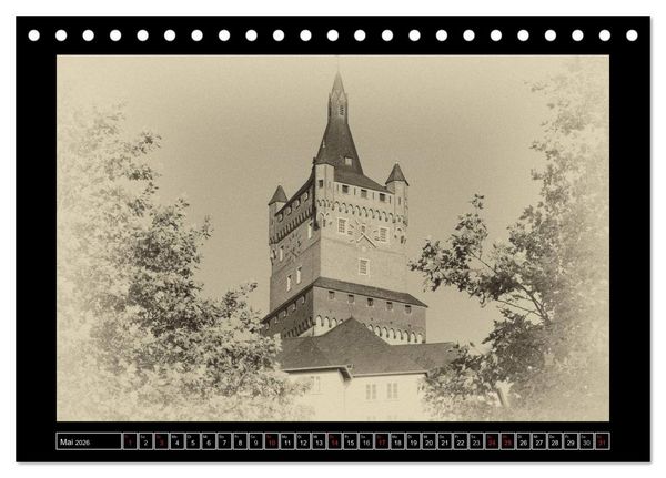 Produktbild: Klever Ansichten wie anno dazumal (Tischkalender 2026 DIN A5 quer), CALVENDO Monatskalender