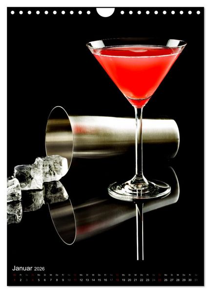 Produktbild: Cocktails und Longdrinks (Wandkalender 2026 DIN A4 hoch), CALVENDO Monatskalender
