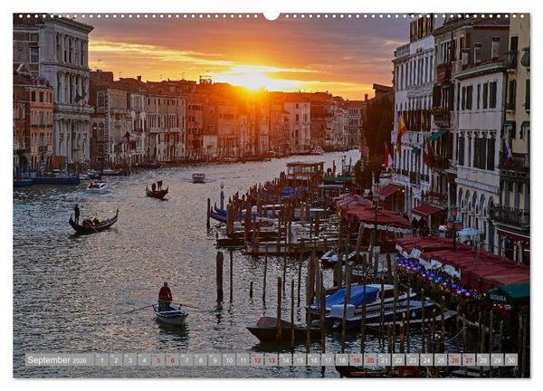 Produktbild: Mein VENEDIG (hochwertiger Premium Wandkalender 2026 DIN A2 quer), Kunstdruck in Hochglanz