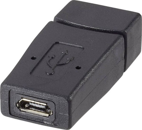 Produktbild: Renkforce USB 2.0 Adapter [1x USB 2.0 Buchse A - 1x USB 2.0 Buchse Micro-B] rf-usba-01