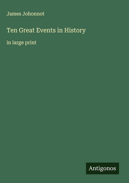 Produktbild: Ten Great Events in History