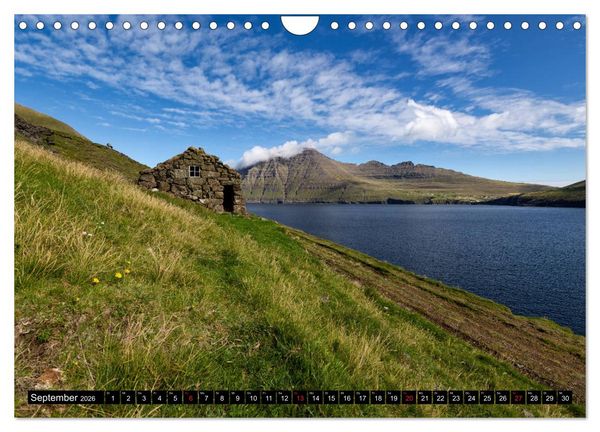 Produktbild: Landschaften Der F&auml;r&ouml;er (Wandkalender 2026 DIN A4 quer), CALVENDO Monatskalender