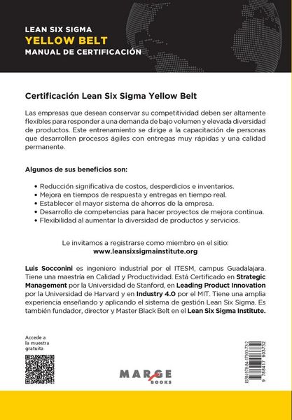 Produktbild: Lean Six Sigma Yellow Belt. Manual de certificaci&oacute;n