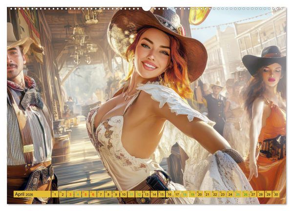 Produktbild: Den Wilden Westen hautnah erfahren (hochwertiger Premium Wandkalender 2026 DIN A2 quer), Kunstdruck in Hochglanz