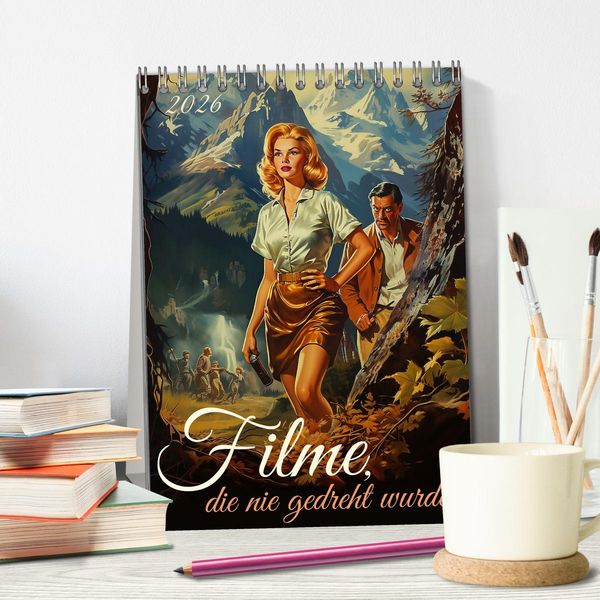 Produktbild: Filme, die nie gedreht wurden (Tischkalender 2026 DIN A5 hoch), CALVENDO Monatskalender