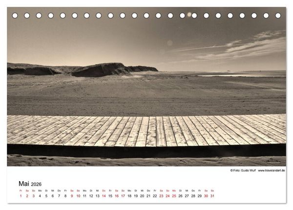 Produktbild: Sankt Peter-Ording. Ein Traum an der Nordsee (Tischkalender 2026 DIN A5 quer), CALVENDO Monatskalender