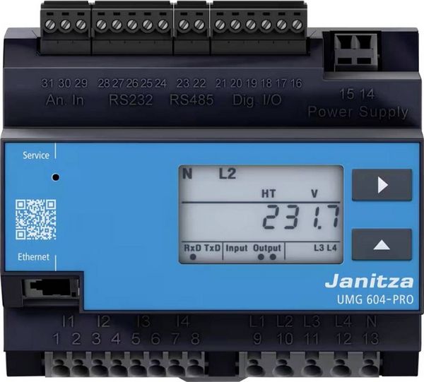 Produktbild: Janitza UMG 604-PRO 24 V Spannungsqualit&auml;ts-Analysator