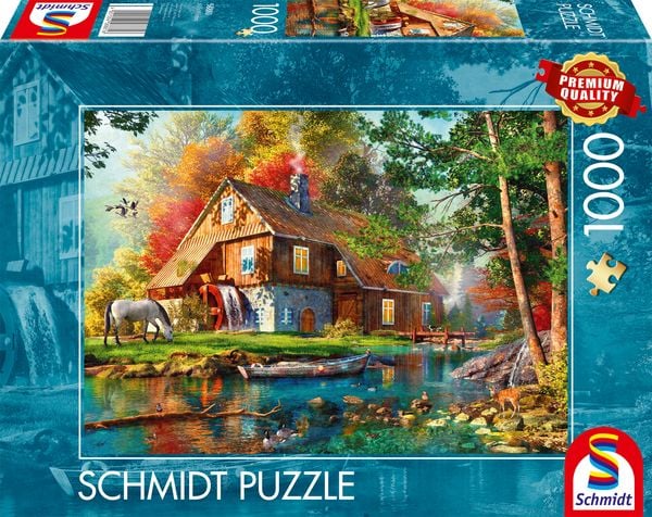 Produktbild: Wasserm&uuml;hle im Herbst