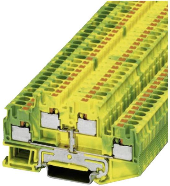 Phoenix Contact 3211854 Doppelstock-Schutzleiterklemme 6.2 mm Schnellanschluss Grün, Gelb 1 St.