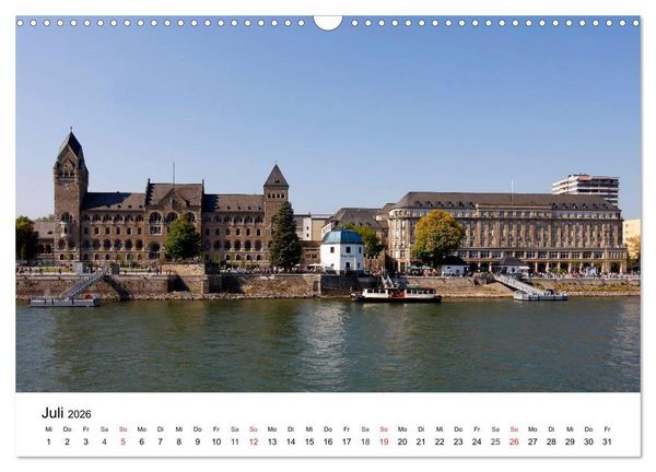 Produktbild: Rhein und Burgen (Wandkalender 2026 DIN A3 quer), CALVENDO Monatskalender