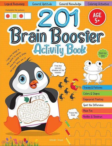 Produktbild: 201 Brain Booster Activity Book: Fun Activities and Exercises
