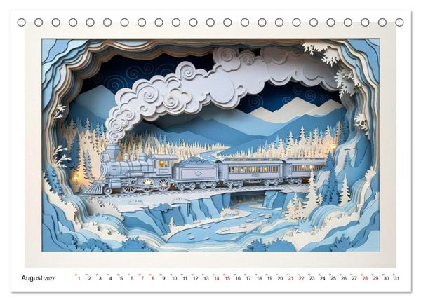 Produktbild: Wild West Dioramas (Tischkalender 2027 DIN A5 quer), CALVENDO Monatskalender