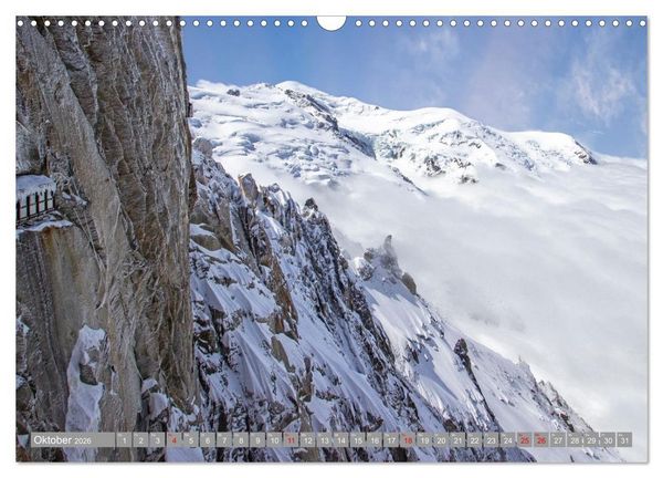 Produktbild: Mont Blanc - Krone der Alpen (Wandkalender 2026 DIN A3 quer), CALVENDO Monatskalender